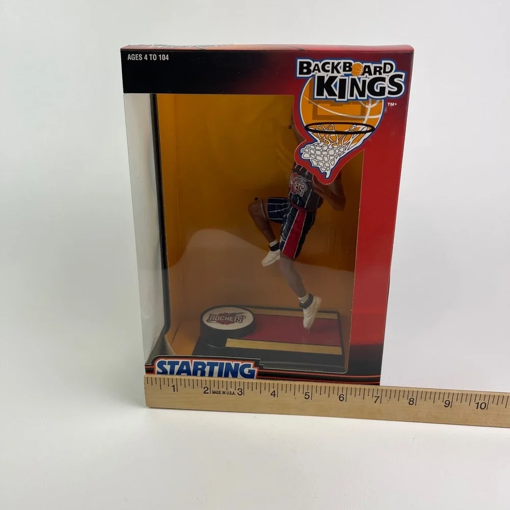 Starting Lineup Houston Rockets Charles  Barkley Figure NBA 1997 Backboard King